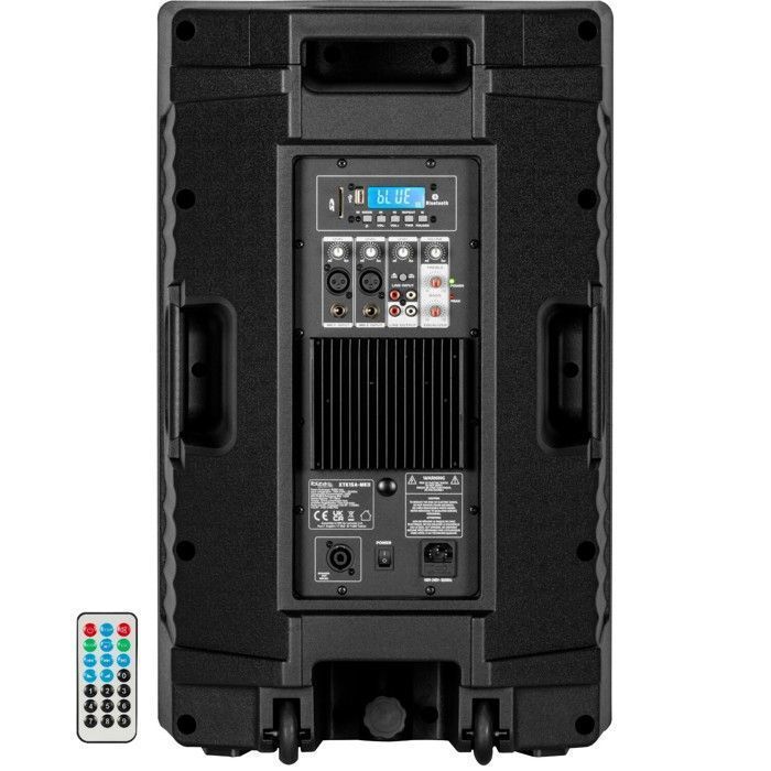 Ibiza XTK15A-MKII 600W Active Bluetooth USB Karaoke Speaker Pack - 2 Wireless Microphones - SMM20 Tablet Holder - Wedding Party Sound System