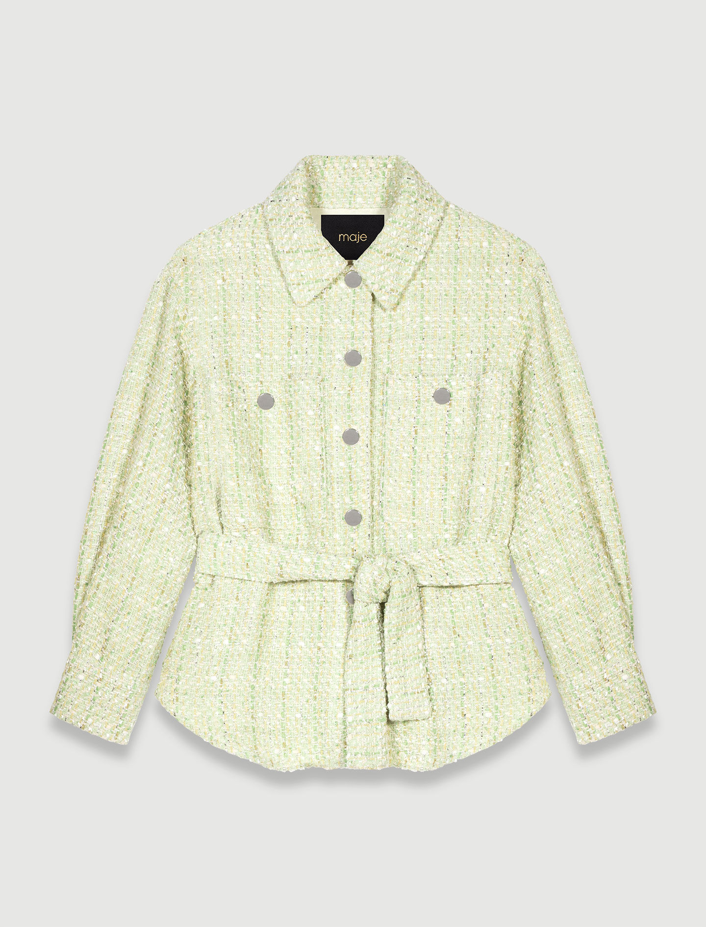Geruit overhemd - Vert clair