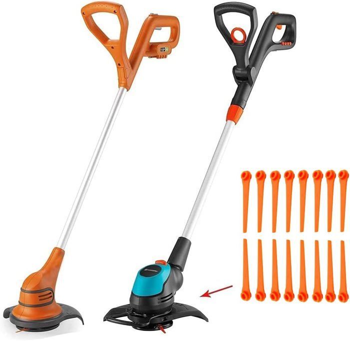 Paquete de 100 cuchillas de 70 mm para desbrozadoras Gardena 9823, 9825, 9820 y 9821.