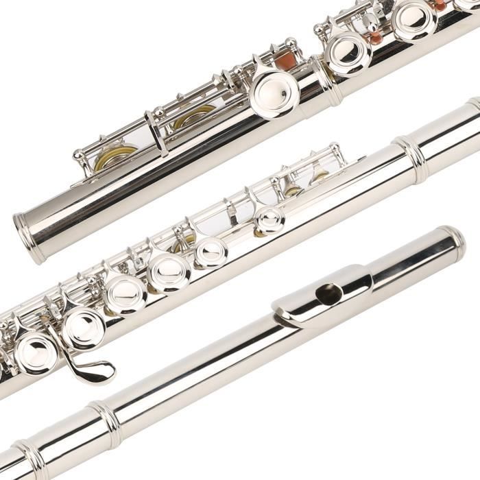 Flûte de concert - VINGVO - LADE - Son brillant - Tube augmenté - Clé fermée