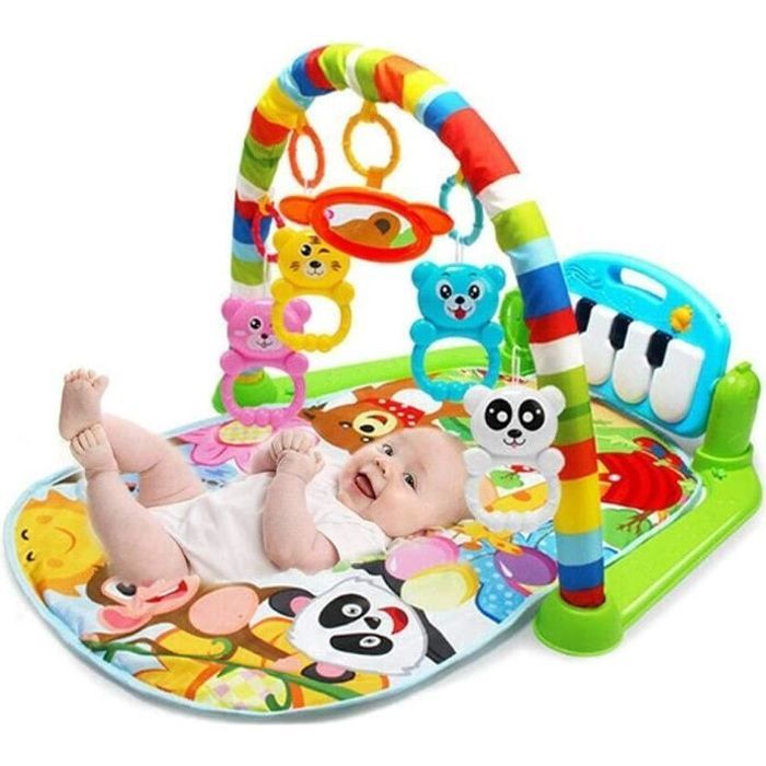 WISS Baby Playmat - Piano and Play Arches - Non-toxic ABS - Green