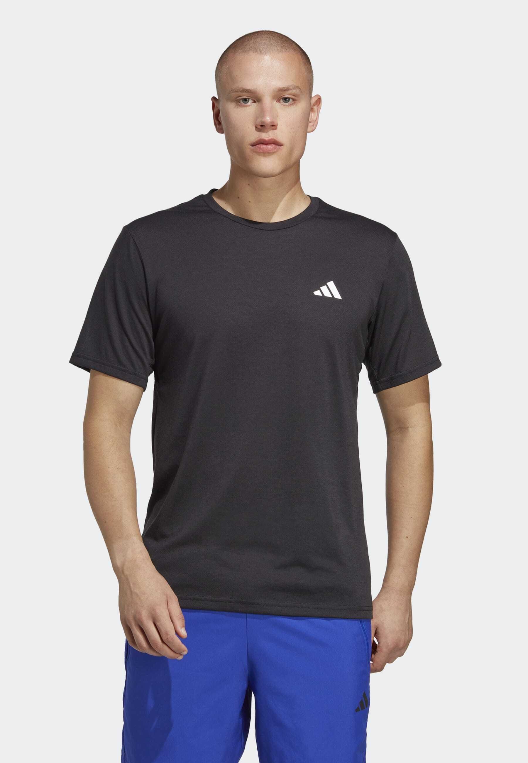adidas Performance TRAIN ESSENTIALS COMFORT - Sport T-shirt - zwart wit