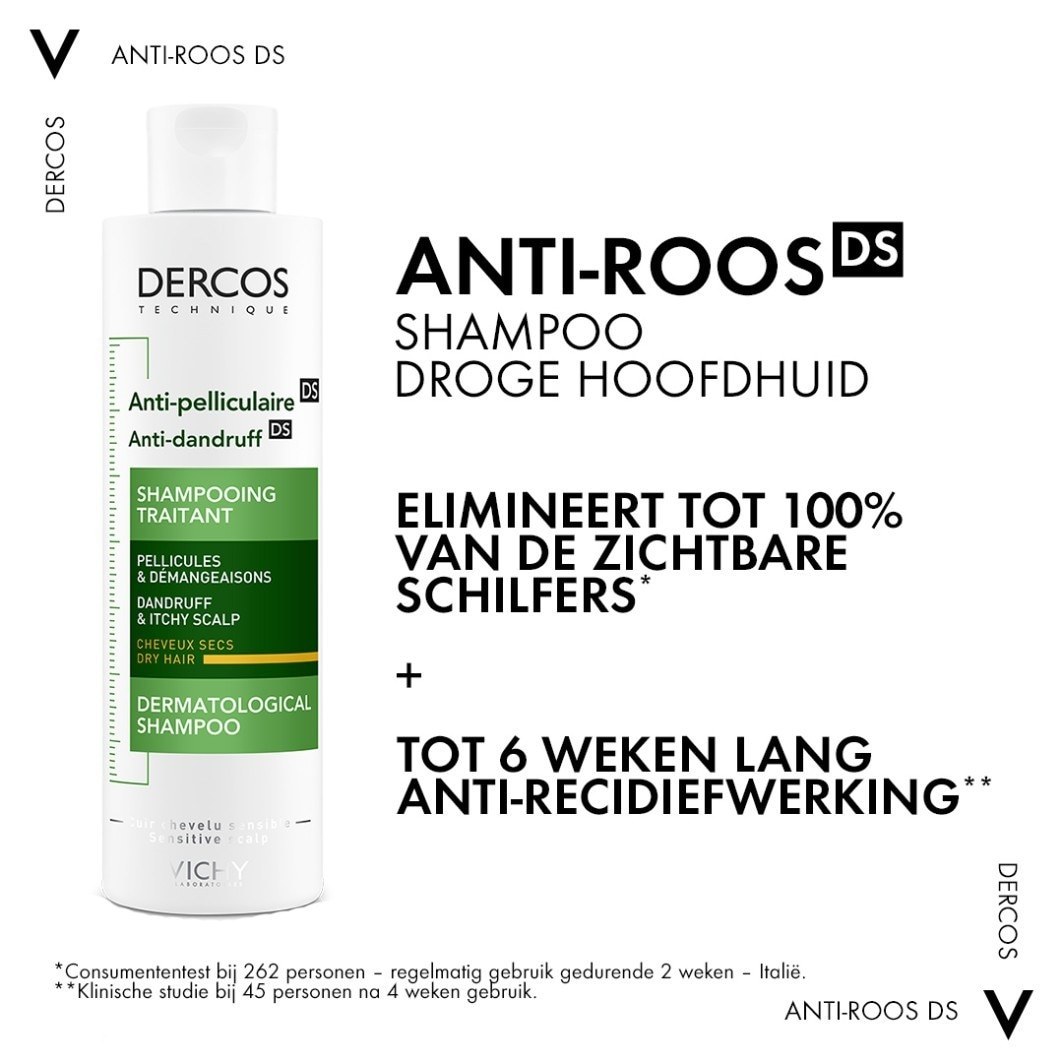 Vichy Dercos Šampón proti lupinám pre suché vlasy – 200 ml