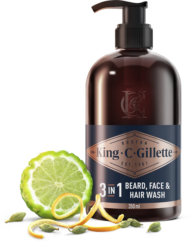 Gillette King C. Sabonete Facial e para Barba