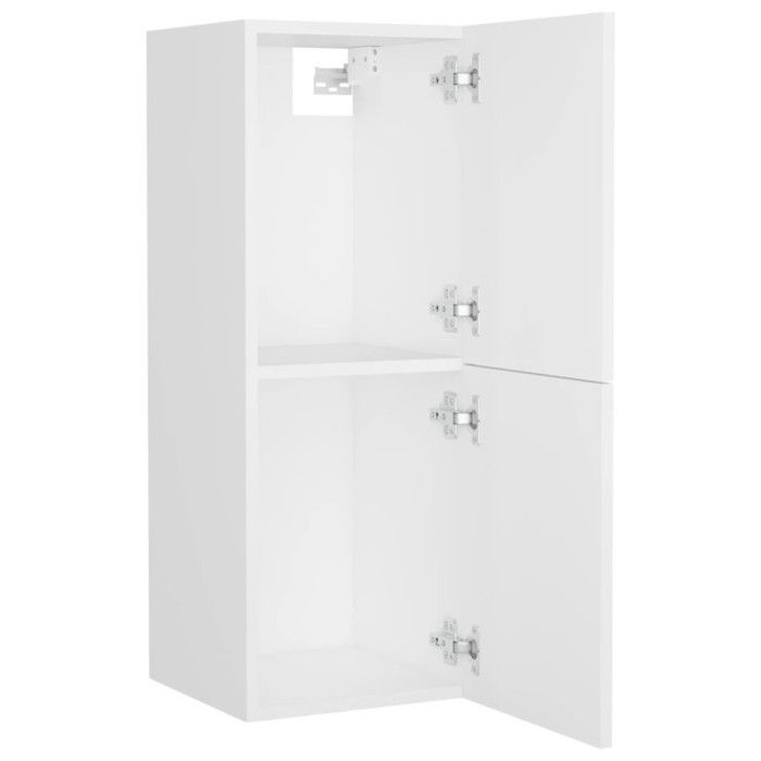 Bathroom furniture set - vidaXL - 3070910 - White - Engineered wood - Spacious storage