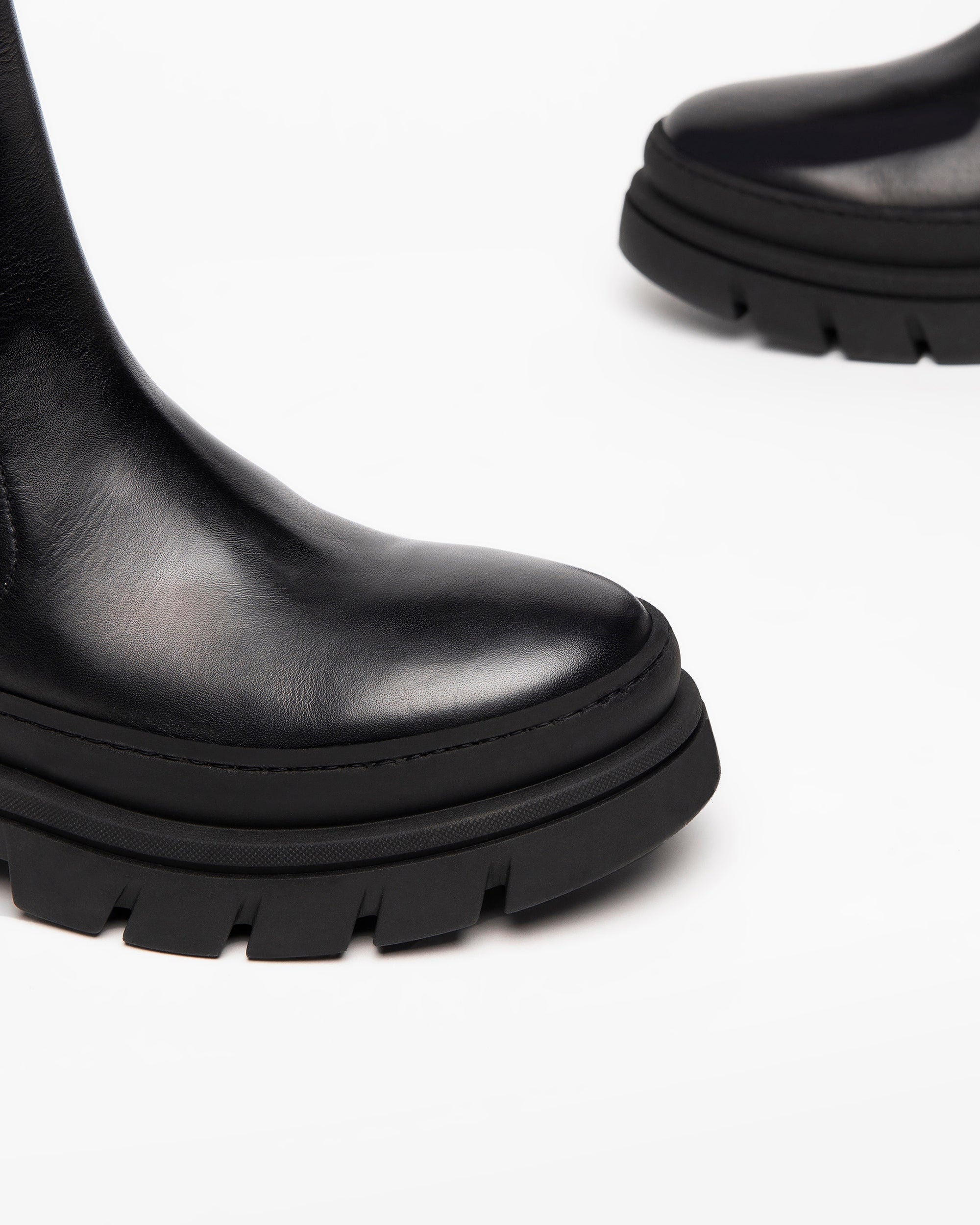  Chelsea-Boots aus Leder für Damen