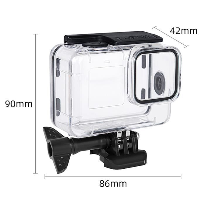 Camera accessory, Waterproof case for GoPro Hero 10 9, black protective cover for diving - white color