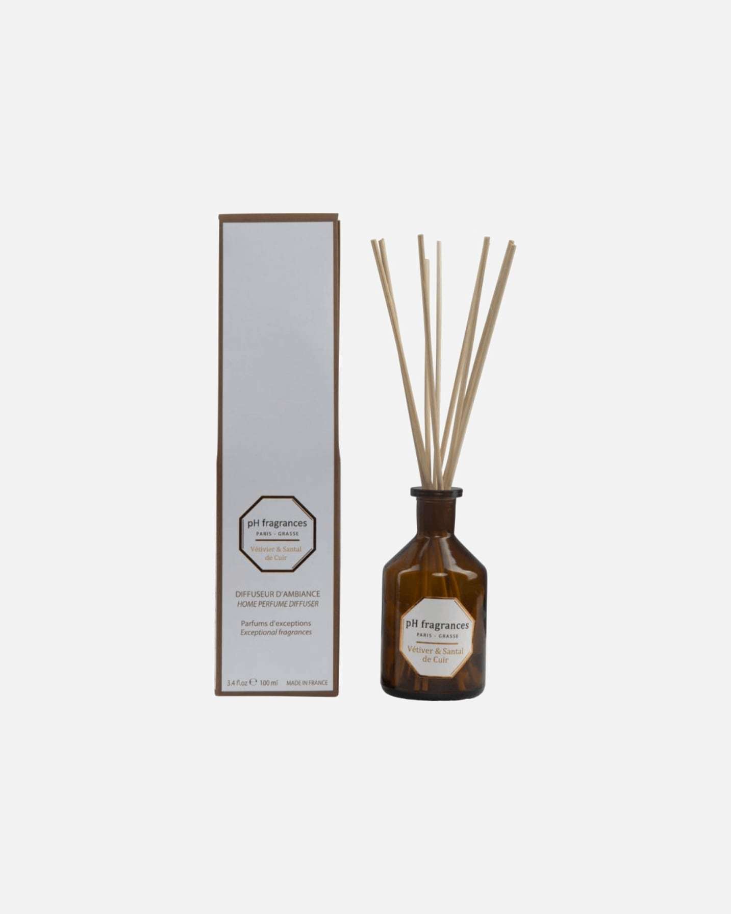 pH Fragrances Room Fragrance Vétiver & Santal de Cuir difuzor – 100 ml