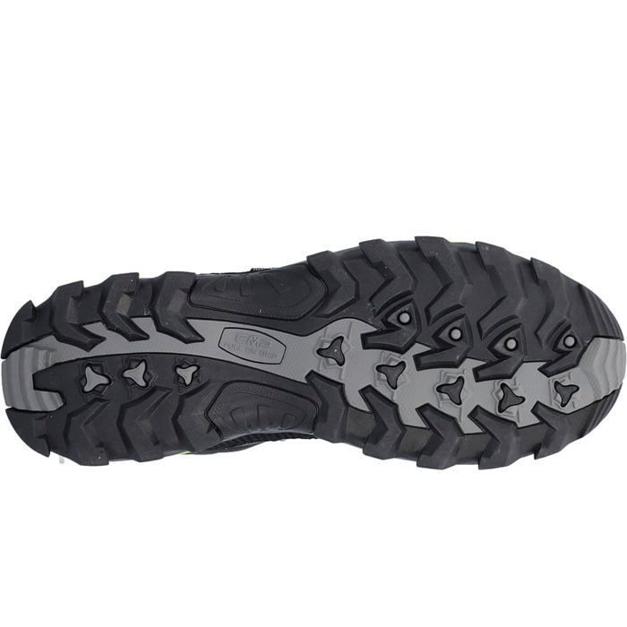 Scarpe da trekking basse impermeabili CMP Rigel - antracite-verde lime - taglia 47
