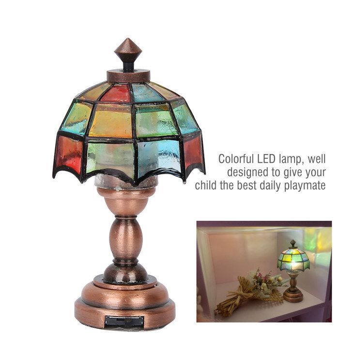 SALALIS LED Dollhouse Lamp Dollhouse Accessories Electronic Games