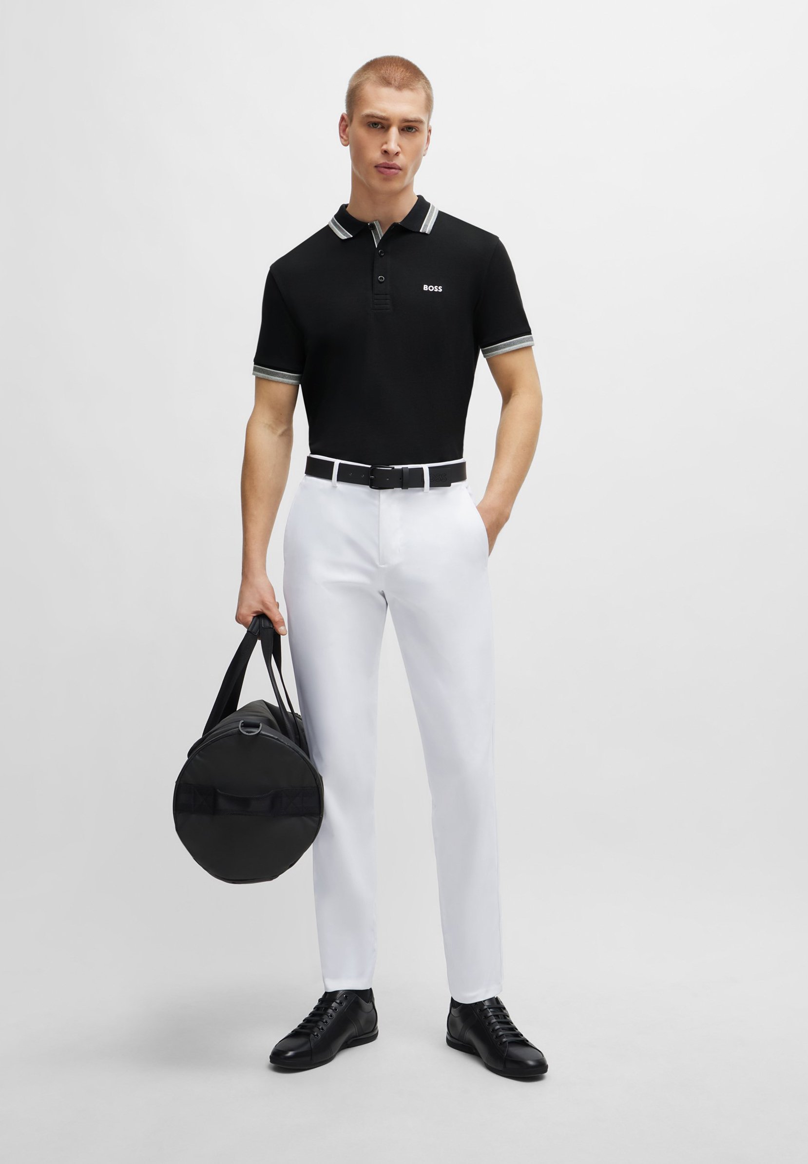 BOSS NEW YORK - Pikeepaita - black
