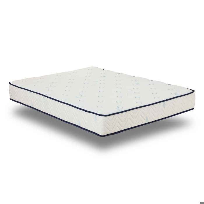 Blue Nano Gel Mattress 180x200 by Sampur | 25 cm Thick - Memory Foam with Cooling Gel - High Resilience Foam