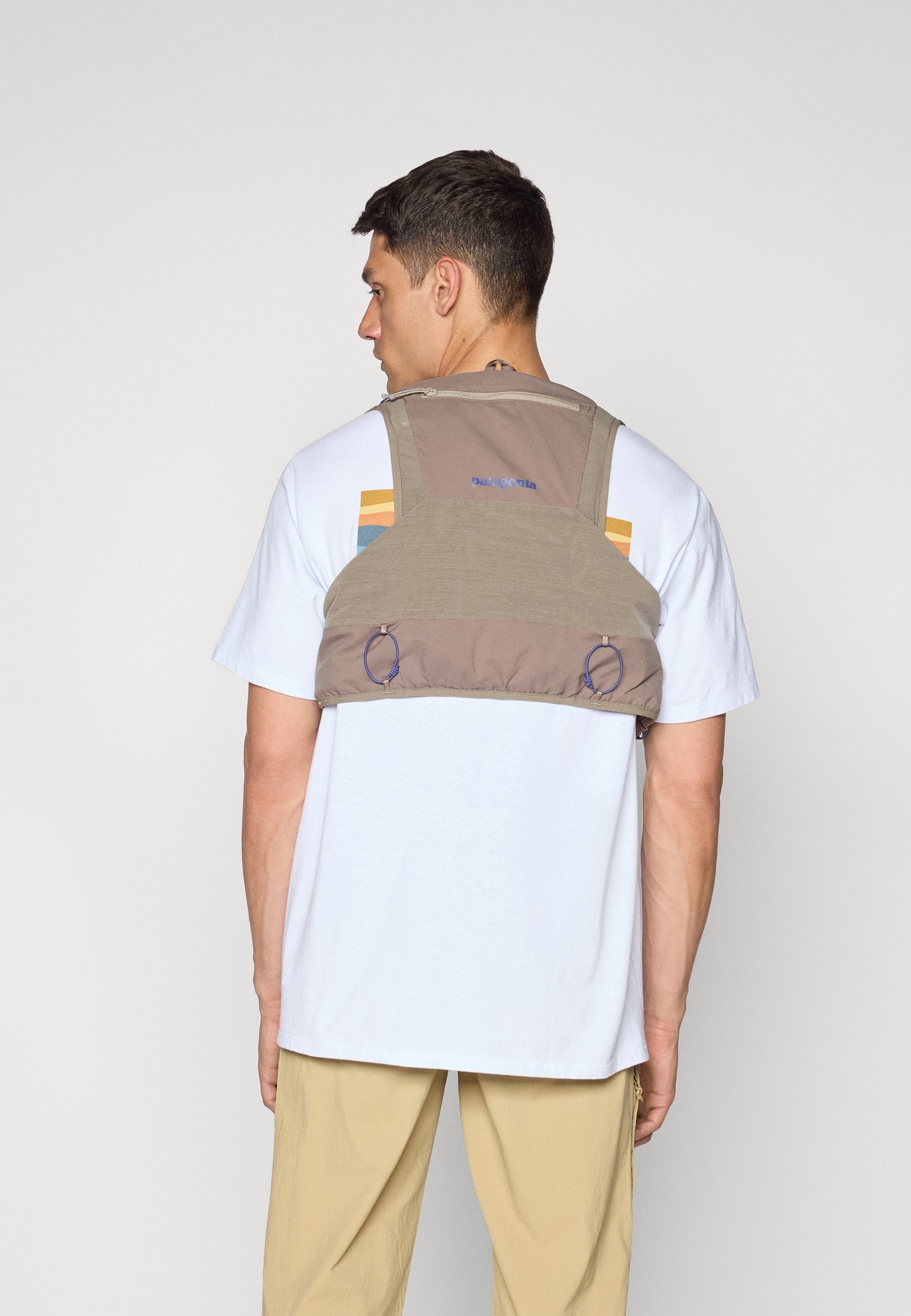 Patagonia SLOPE RUNNER VEST - Telovnik - morsko siv