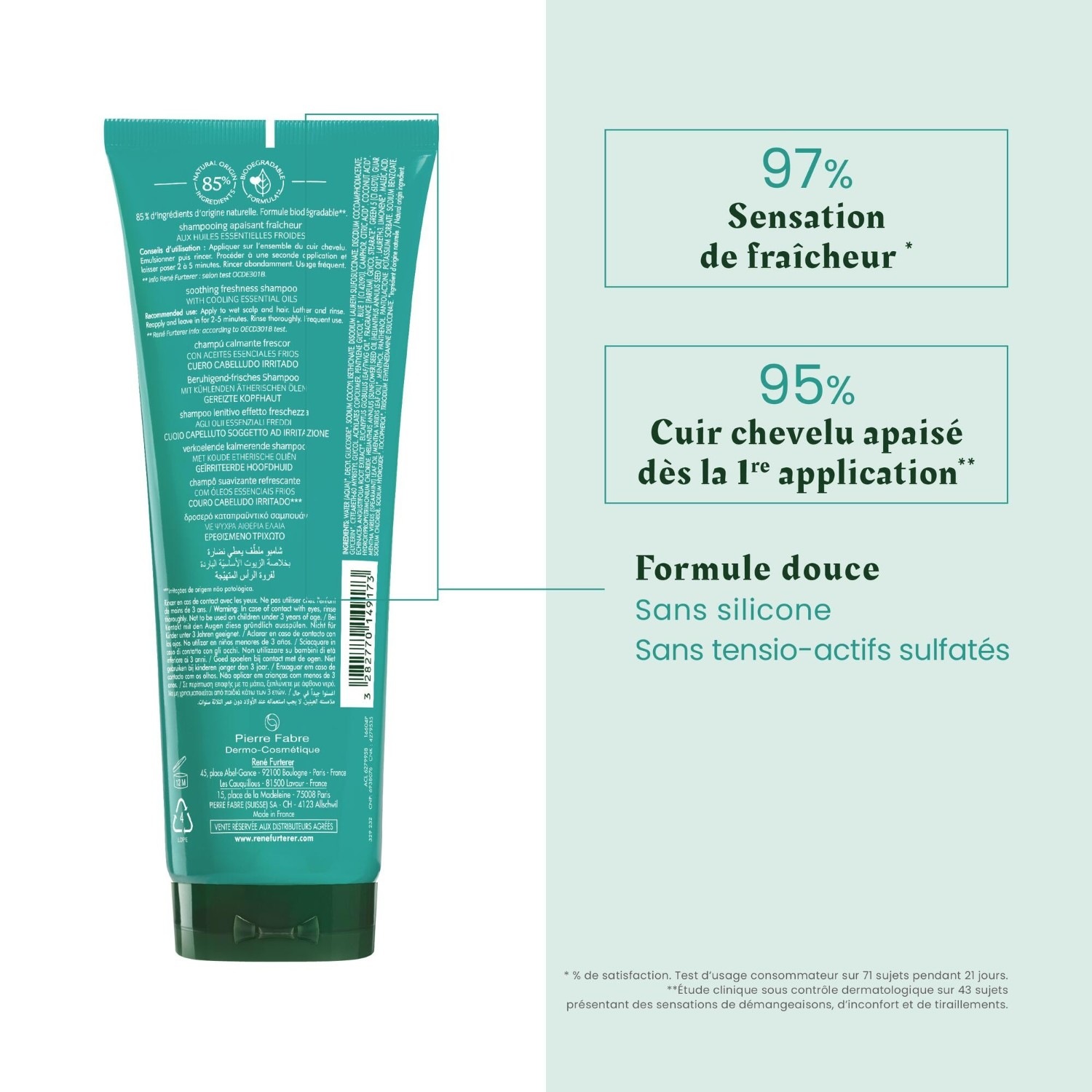 René Furterer Shampooing apaisant fraîcheur