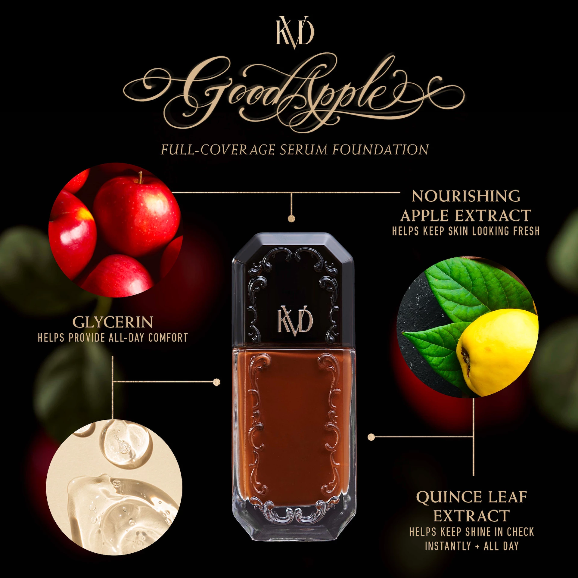 Podkład Good Apple Serum Foundation 010 Light - KVD