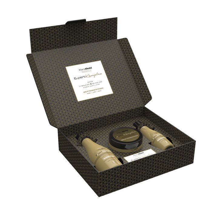 Kit di trattamento levigante Expert Komplex + Proteine cheratina e tannino anti-età + Acido ialuronico