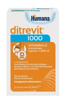 HUMANA Humana Ditrevit 1000 5,5 ml Voedingssupplement