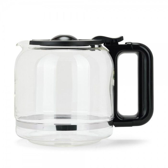 Cafetière électrique programmable Livoo DOD208 15 tasses, 1,8L, filtre réutilisable, fonction programmation,  Noir