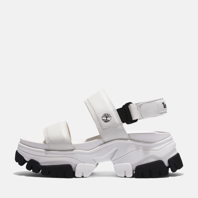 Sandalo a Doppia Fascia Adley Way da Donna in                bianco