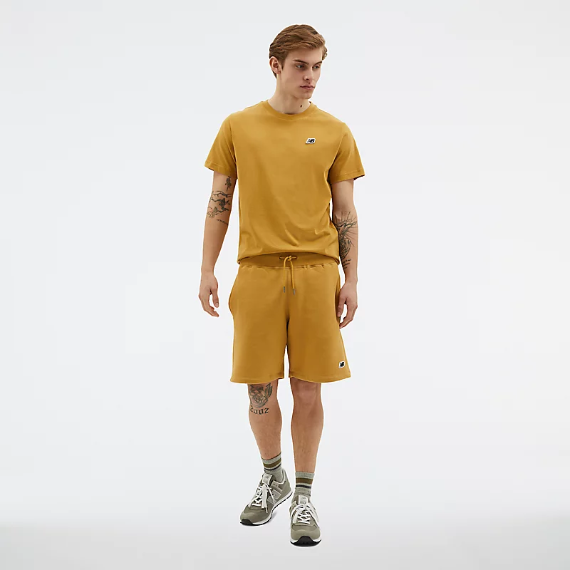 Pantaloni scurți NB pentru bărbați cu logo mic S - GOLDEN HOUR