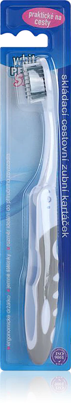 White Pearl Smile opvouwbare reistandenborstel
