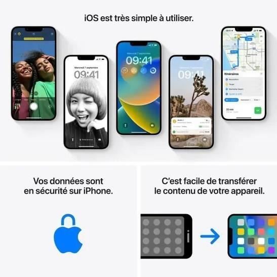 Apple iPhone 13 de 128 GB, color medianoche (2021) - Reacondicionado - Excelente estado