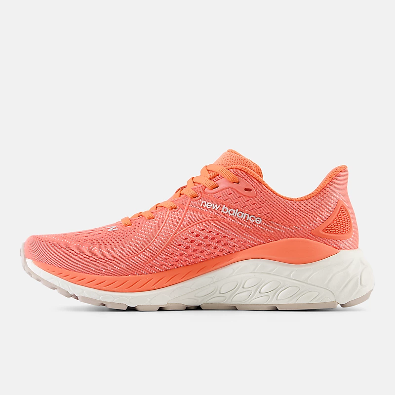 Damskie Fresh Foam X 860v13 – Gulf Red ze srebrnym metalicznym wykończeniem i solą morską