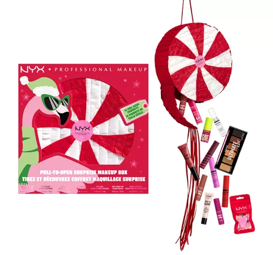 NYX Professional Makeup Fa La La L.A. Land Pull to Sleigh zestaw prezentowy piniata