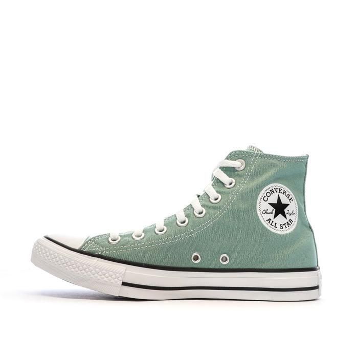 CONVERSE CHUCK TAYLOR ALL STAR Sneakers Verdi - Adulto - Lacci - Suola piatta - Tessuto
