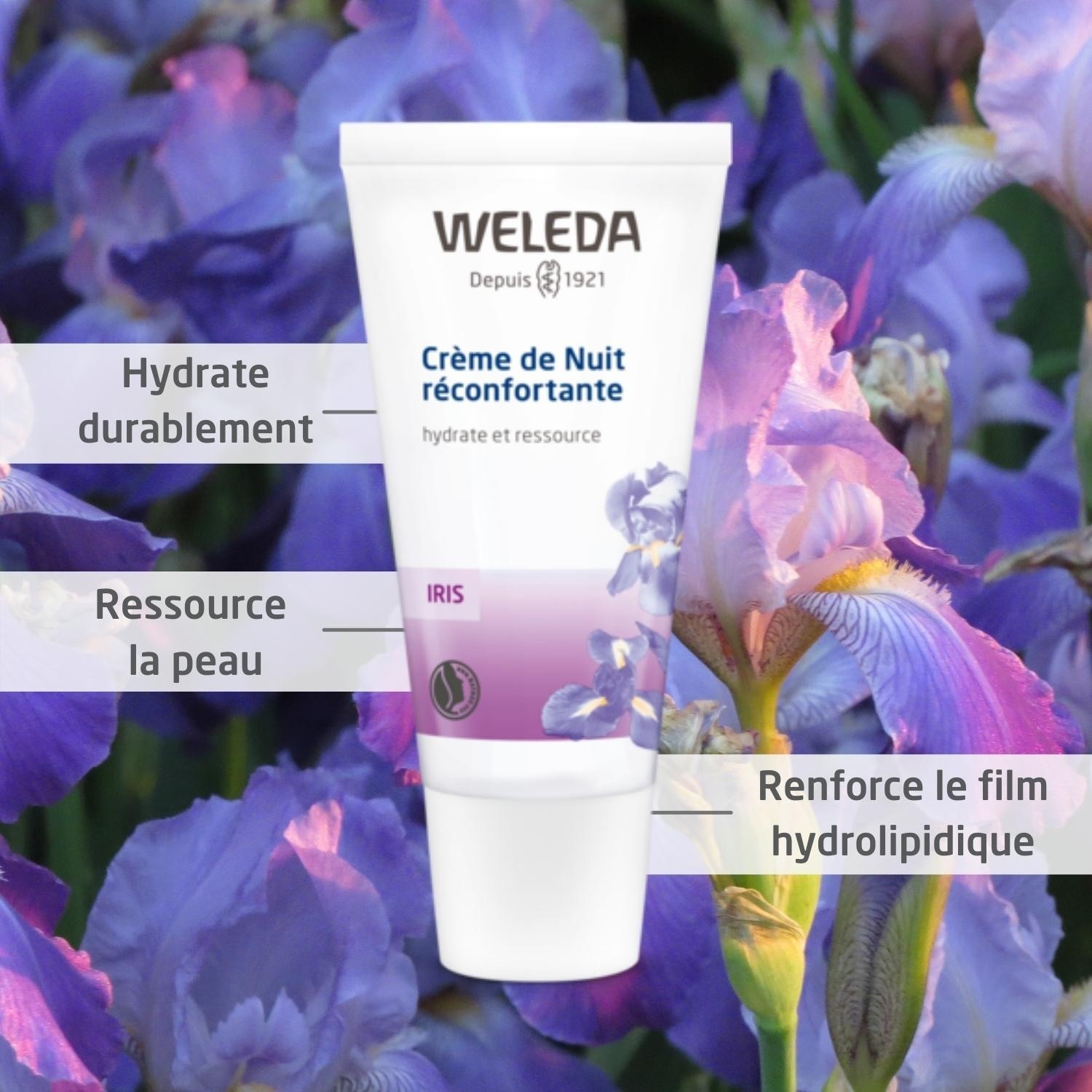 Weleda IRIS Crème de Nuit réconfortante - 30 ml