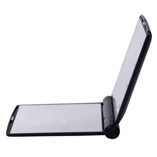 UNIQ UNIQ Miroir de poche avec lumière LED et grossissement 5x - Noir