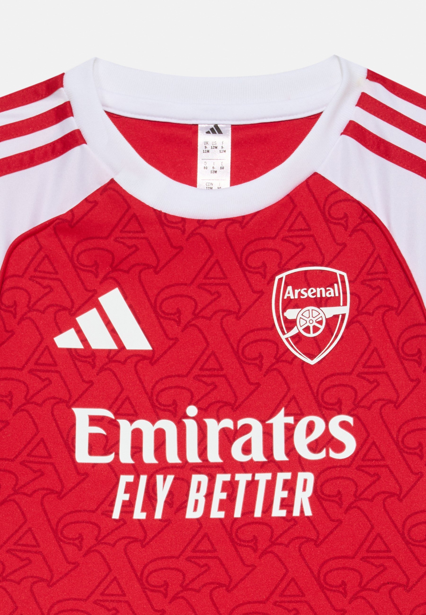 Ensemble bébé domicile adidas Performance Arsenal FC unisexe - Short de sport - Rouge écarlate/blanc