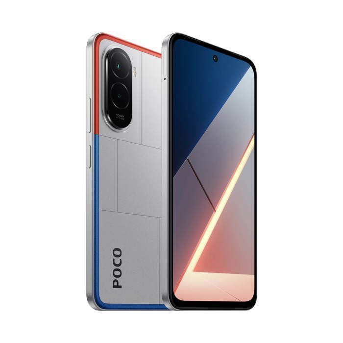 Teléfono móvil - XIAOMI - POCO M7 - Plata - 6 GB de RAM - 128 GB de almacenamiento