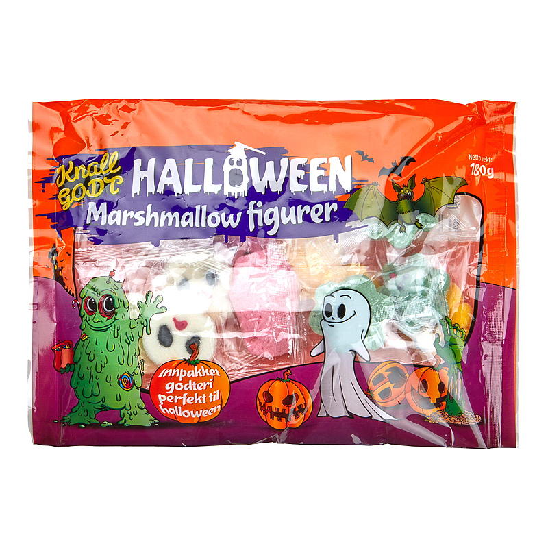 KnallGodt Figures marshmallow 140 g Halloween