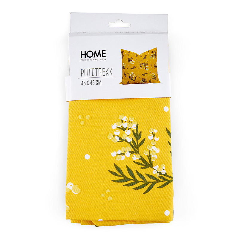 Funda de cojín para el hogar Mimosa 45x45 cm algodón