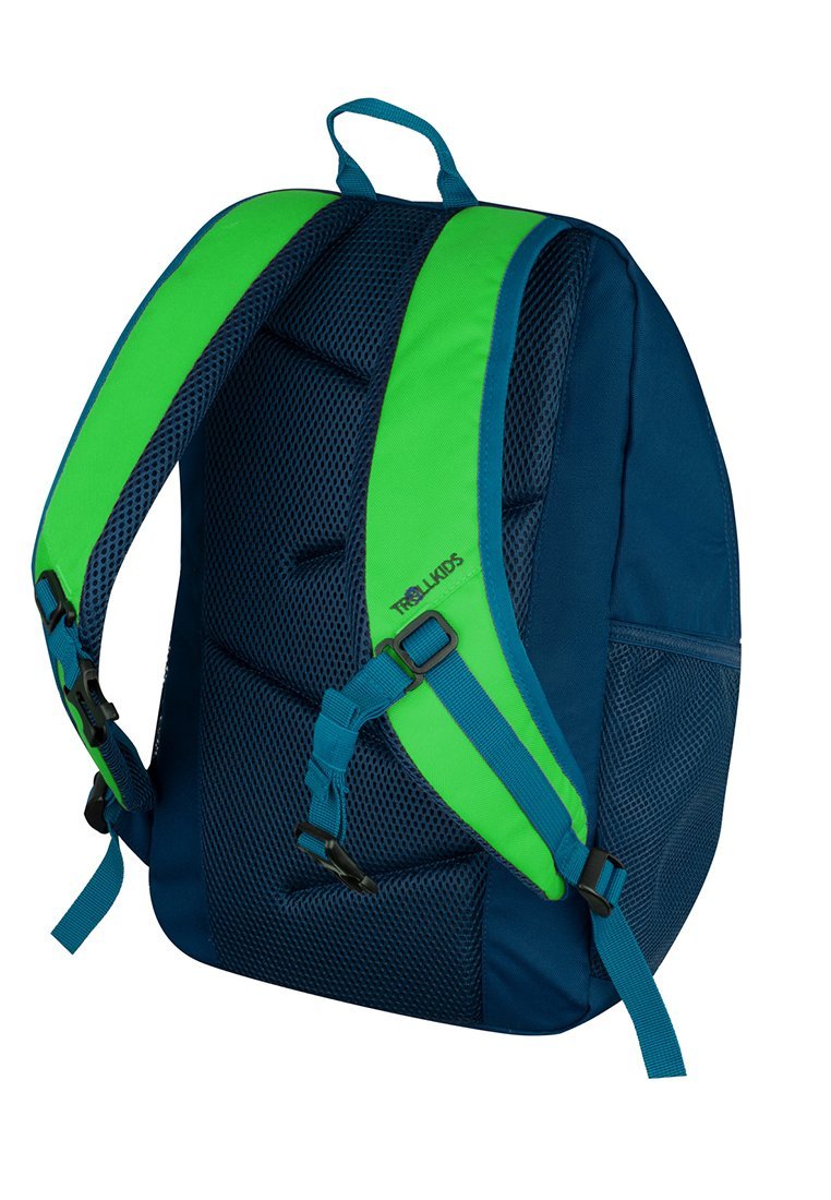 TROLLKIDS Rugzak - frisgroen/donker marineblauw/mystiekblauw