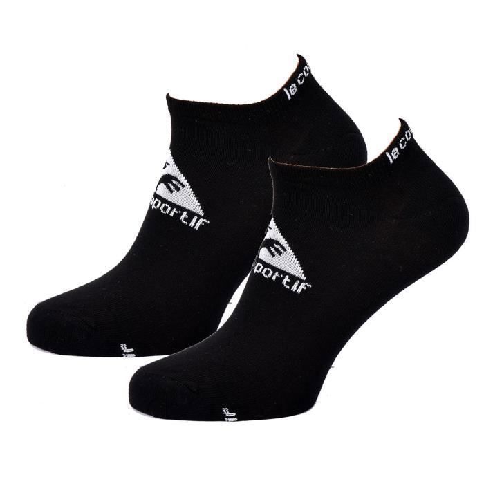 Chaussettes Garçon Le Coq Sportif - Pack de 8 Paires SNEAKER NOIR - Tiges Courtes - Coton et Polyamide