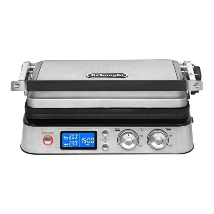 Parrilla Multigrill para Carne - DELONGHI - CGH1020D - 2000W - 6 modos de cocción - Placas intercambiables (plancha y parrilla)