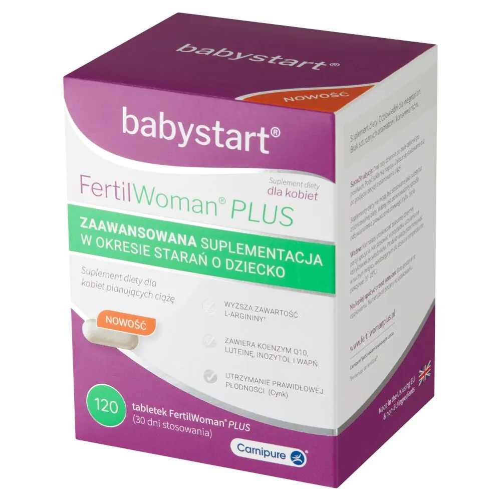 FertilWoman Plus, Preparat wspomagający płodność u kobiet, Tabletki