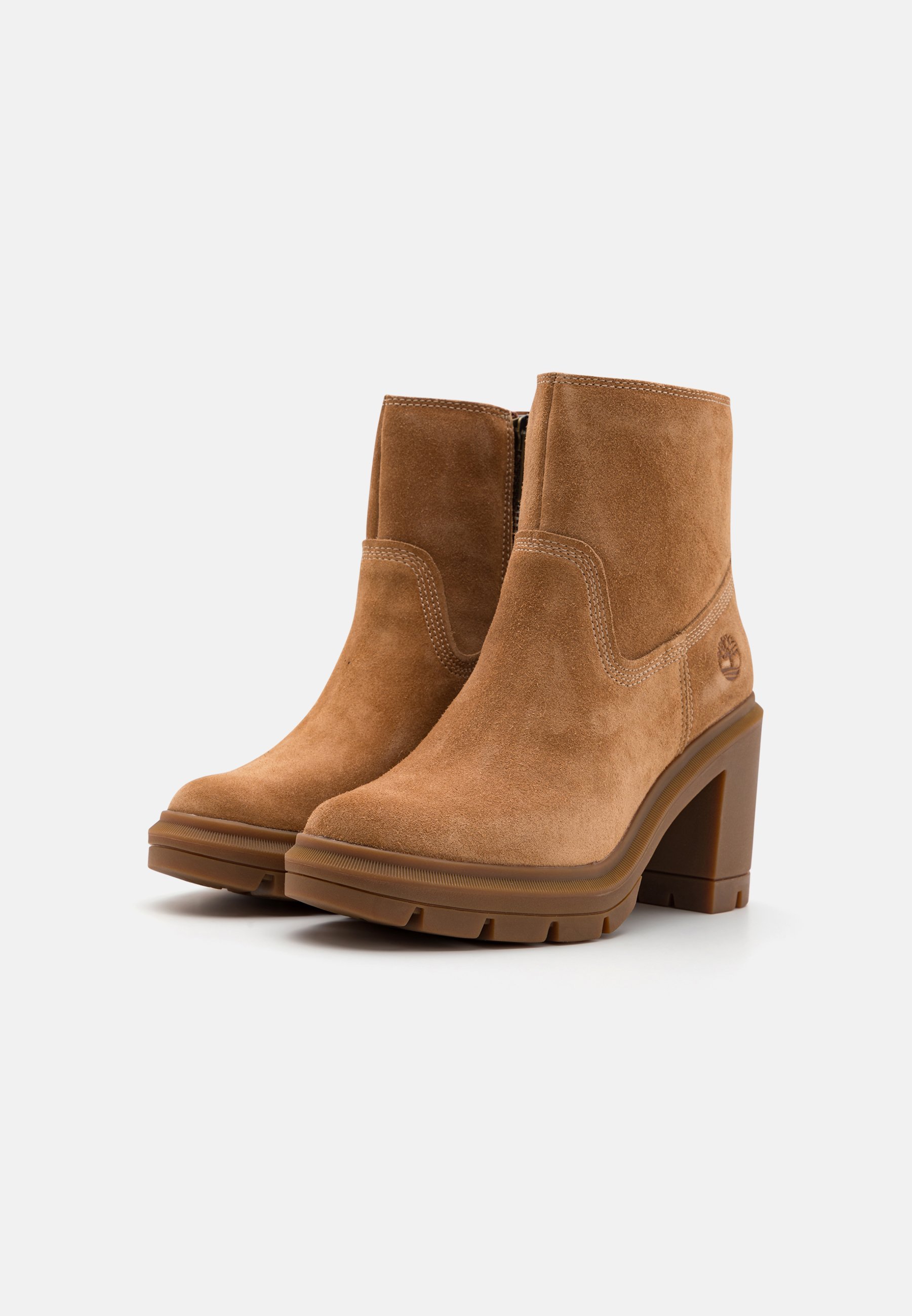 Timberland ALLINGTON HEIGHTS - Enkellaarsjes met plateauzool - roestbruin
