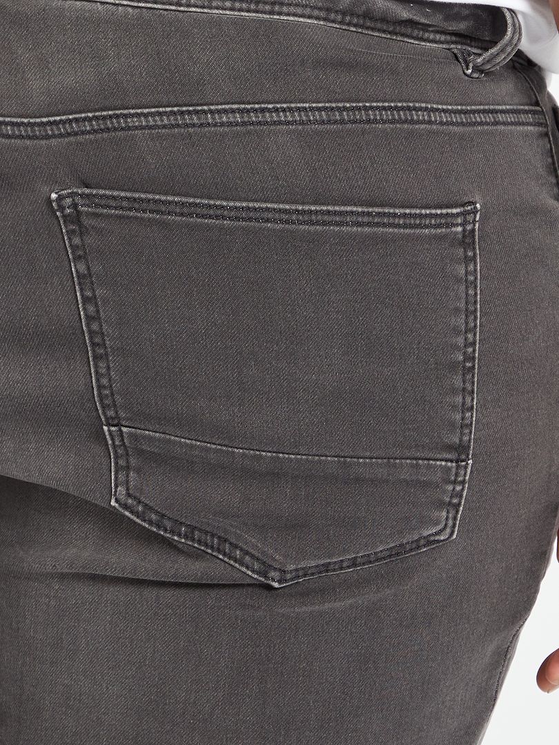 Calça jeans slim stretch - PRETA