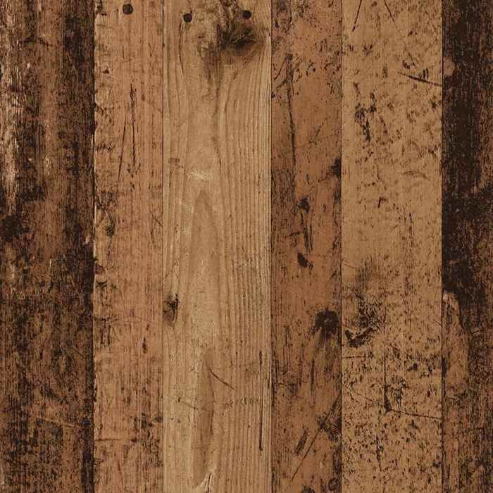 Badkamermeubelset - KALISSE - 3-delig - Samengesteld hout - Gerecycled hout - 80x20,5x64 cm - 30x30x95 cm