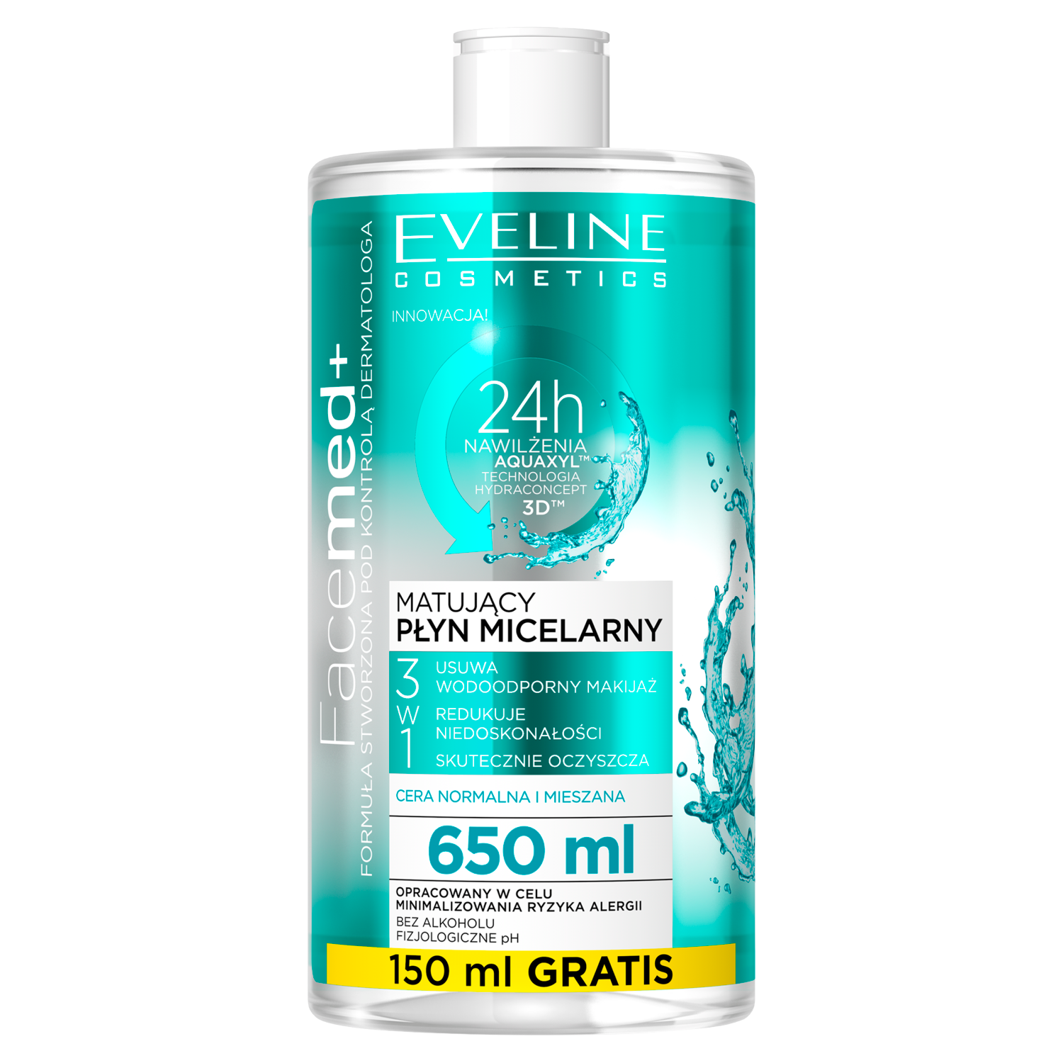 Eveline Cosmetics matējošais 3in1 krēms