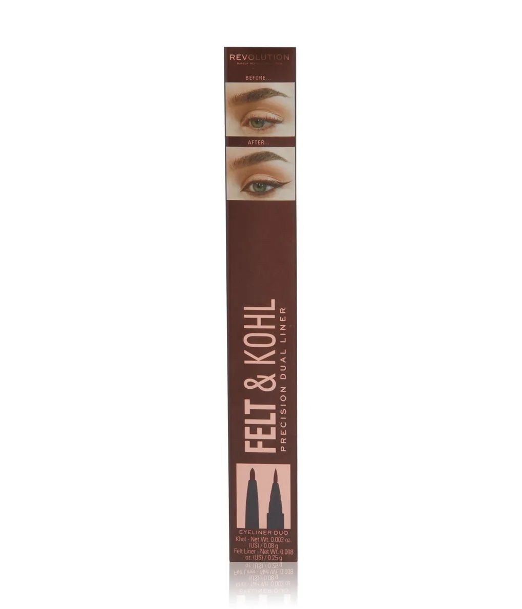 „Felt & Kohl Precision Dual Liner“ akių pieštukas Akių pieštukai ir akių kontūro pieštukai