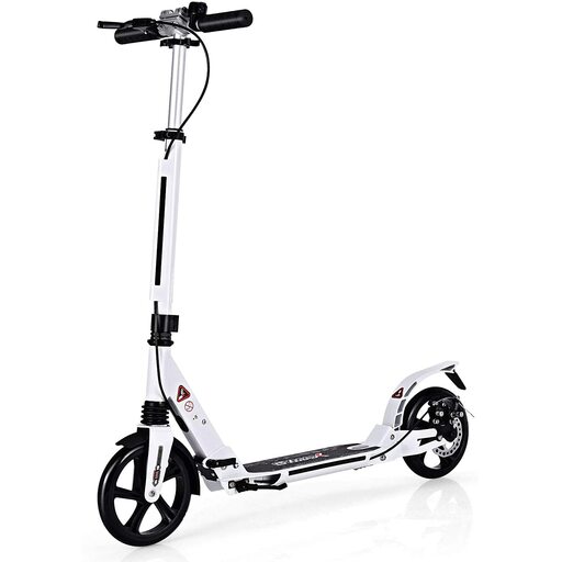  Costway Folding Scooter, Supports Up to 100kg