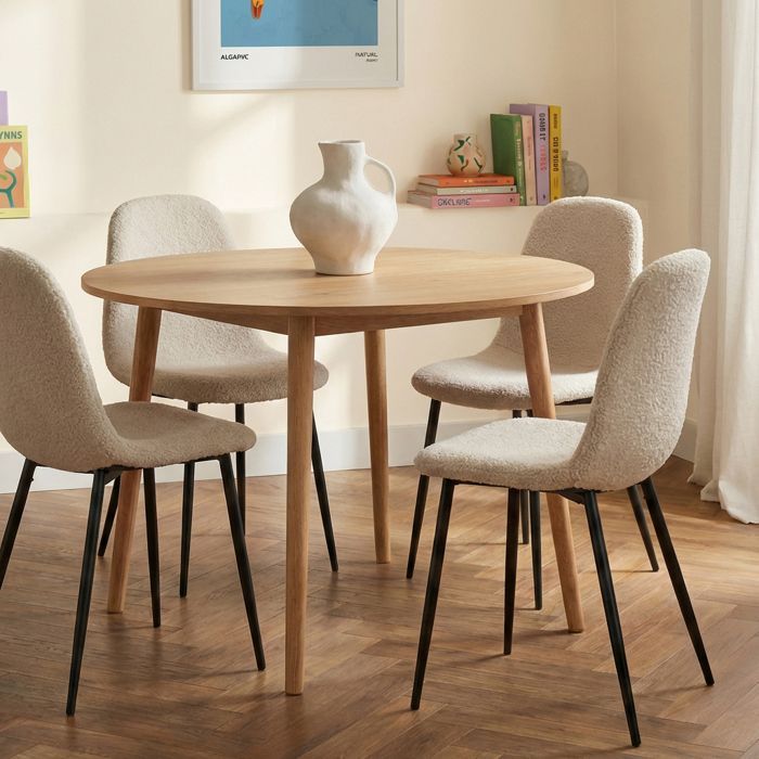 ORATELLO Esstisch, Eichenfurnier, 120 cm - Holz