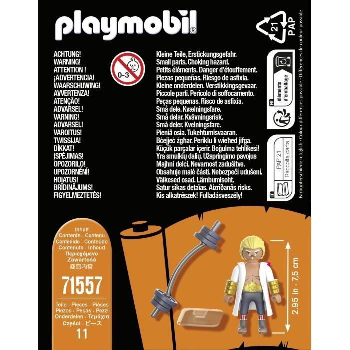 PLAYMOBIL Figurine Fourth Raikage Ay 71557, Naruto Shippuden, Dès 5 ans