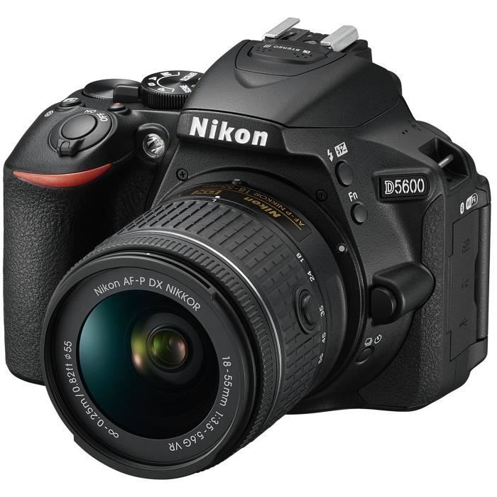 Expertpakket: NIKON D5600 + 2 AF-P 18-55 VR + AF-P 70-300 VR-lenzen