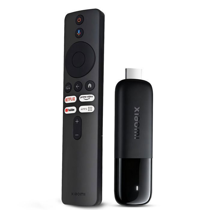 Xiaomi 4K TV Stick (2.ª generación), compatible con Google Cast, control remoto por voz, compatible con Wi-Fi 6, HDR10+ y Dolby Vision.