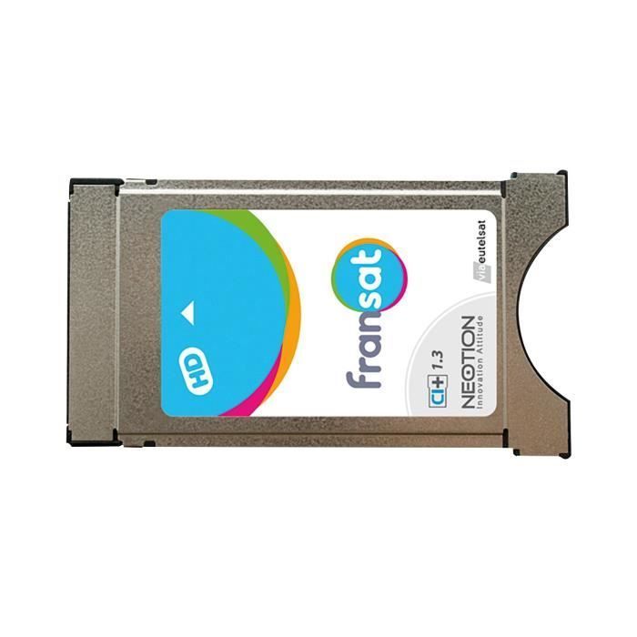 Viaccess Neotion-modul - CAM + Fransat-kort - CI+ - Svart - HD-TV-mottagning